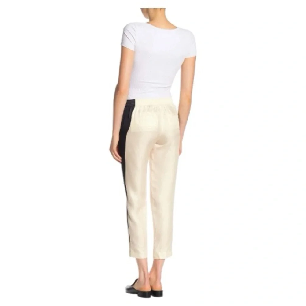 Theory Silk Stripe Twill Pull-On Pants l Size 2 l Poshmark - Picture 2 of 8